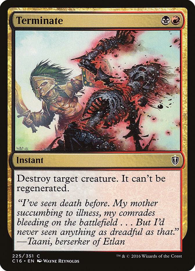 Terminate [Commander 2016] 225