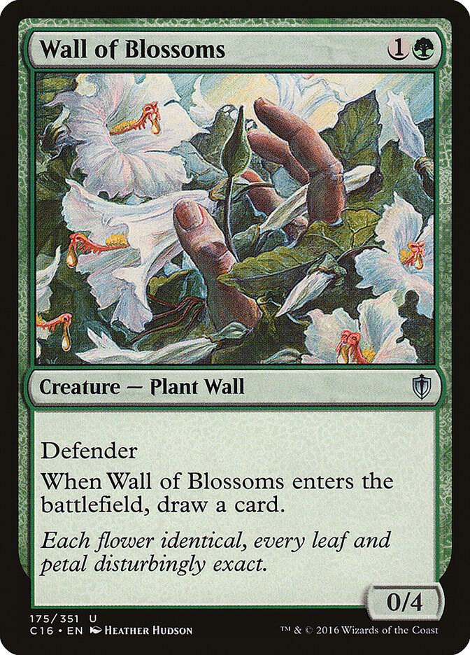 Wall of Blossoms [Commander 2016] 175