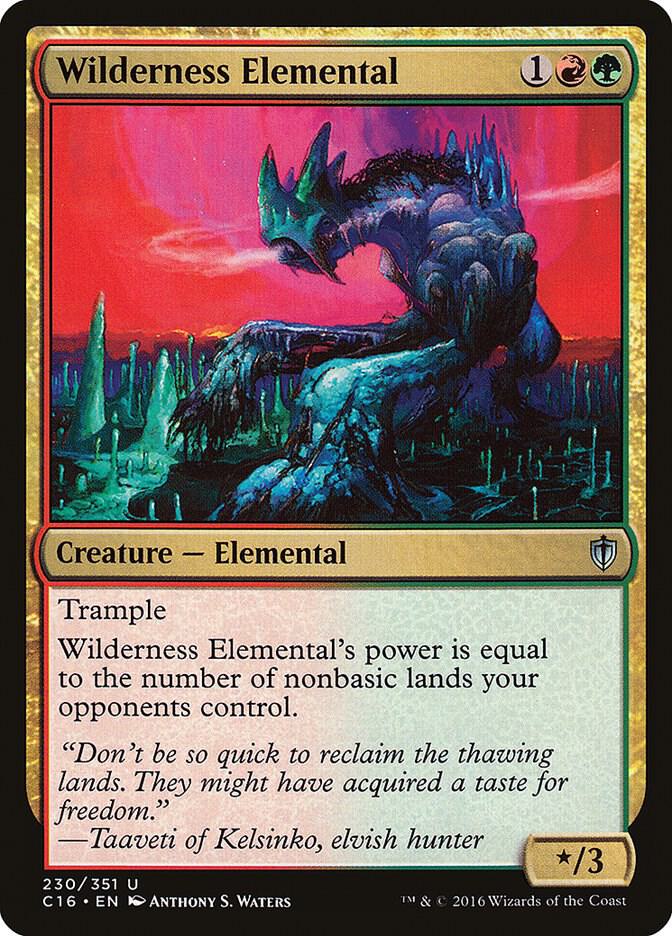 Wilderness Elemental [Commander 2016] 230