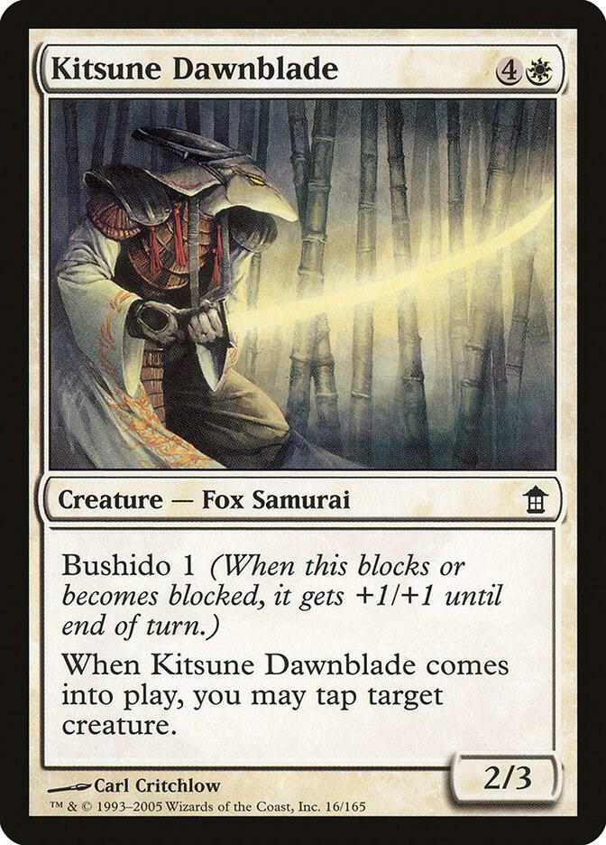 Kitsune Dawnblade [Saviors of Kamigawa] 16