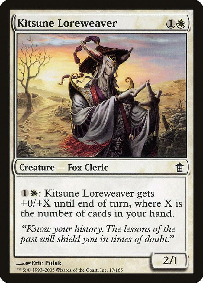 Kitsune Loreweaver [Saviors of Kamigawa] 17