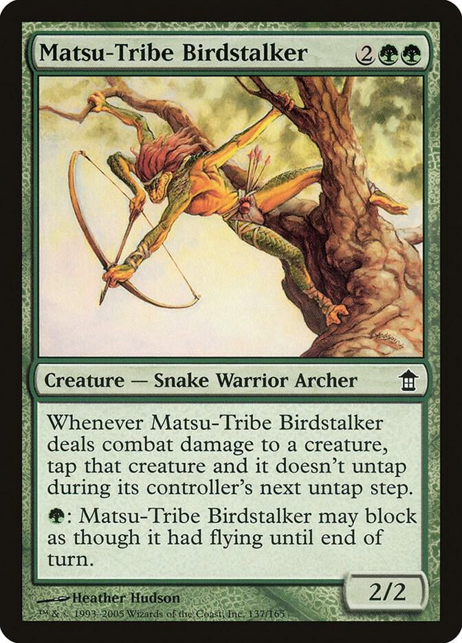 Matsu-Tribe Birdstalker [Saviors of Kamigawa] 137