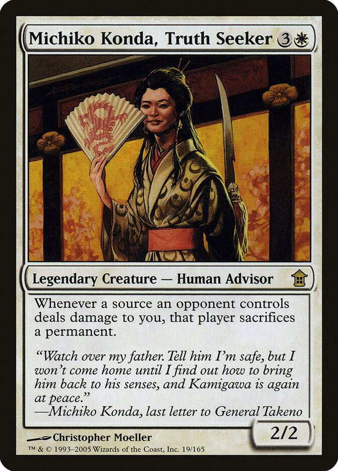 Michiko Konda, Truth Seeker [Saviors of Kamigawa] 19