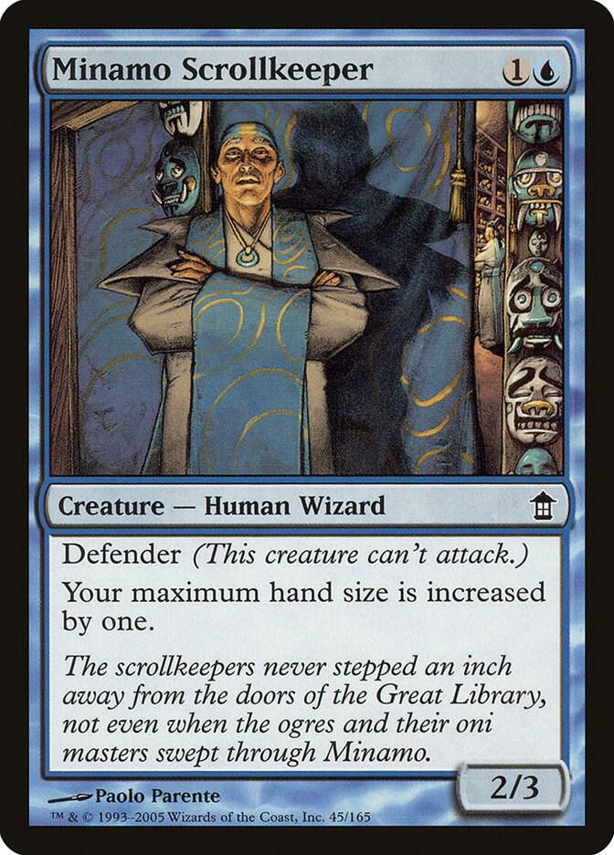 Minamo Scrollkeeper [Saviors of Kamigawa] 45