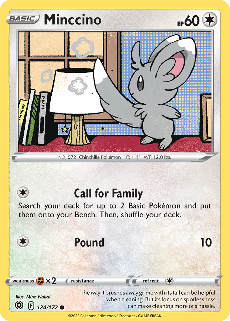 Minccino - 124/172 Brilliant Stars