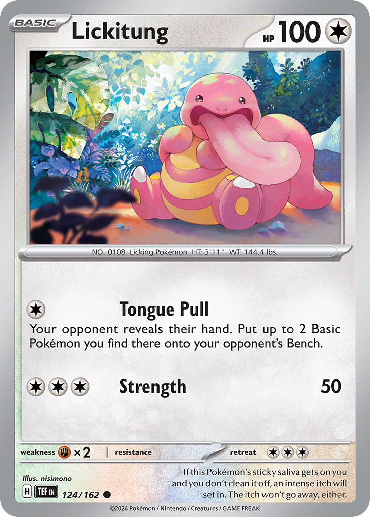 Lickitung - 124/162 Temporal Forces