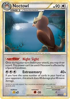 Noctowl - 8/123 (HeartGold & SoulSilver) [Deck Exclusives] 008/123