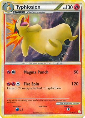 Typhlosion - 32/123 (Cosmos Holo) [Deck Exclusives] 032/123