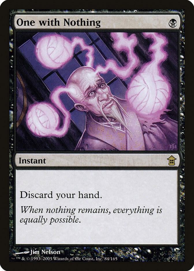 One with Nothing [Saviors of Kamigawa] 84