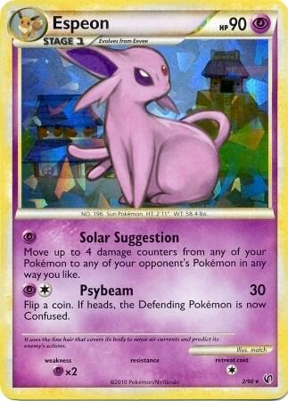 Espeon - 2/90 (HGSS Undaunted - Cracked Ice Holo) [Deck Exclusives] 002/090
