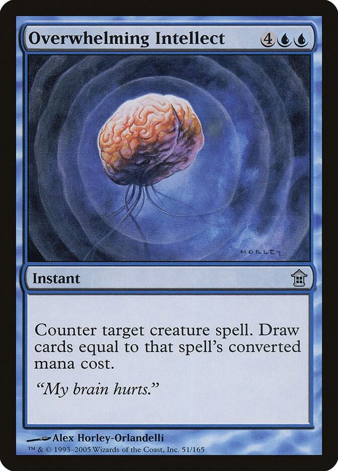 Overwhelming Intellect [Saviors of Kamigawa] 51