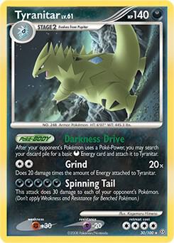 Tyranitar - 30/100 (DP Stormfront) [Deck Exclusives] 030/100
