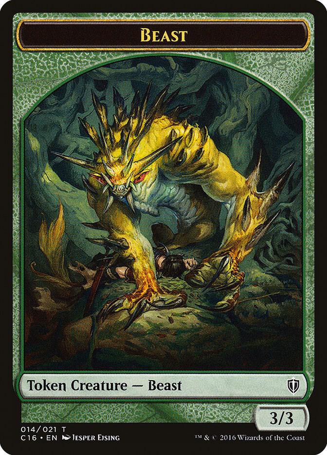 Beast // Ogre Double-Sided Token [Commander 2016] 14 // 13