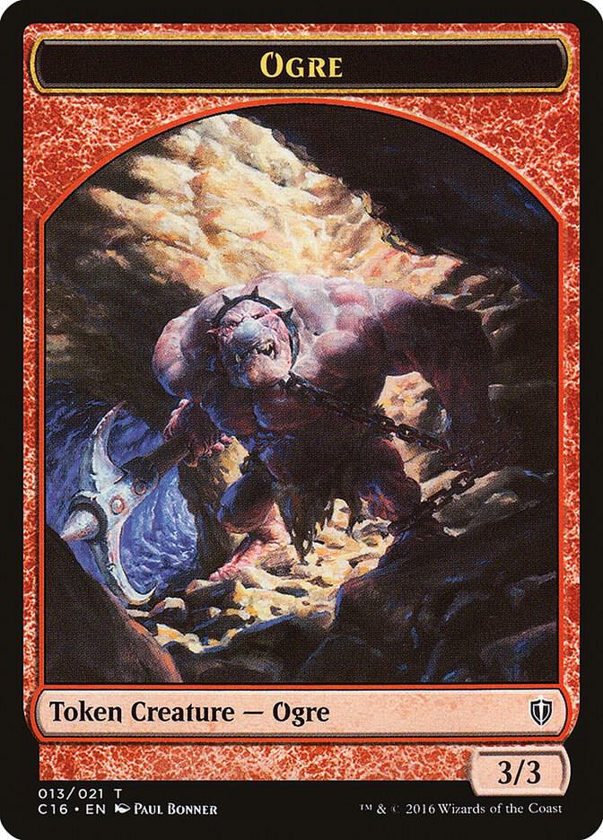 Ogre // Bird (007) Double-Sided Token [Commander 2016] 13 // 7