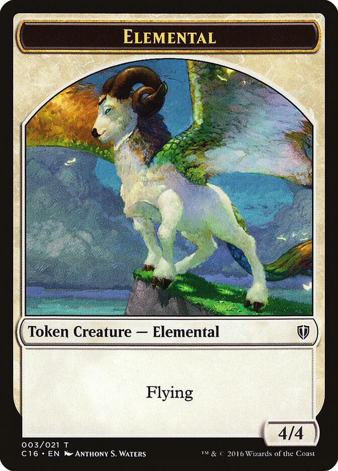 Elemental // Soldier Double-Sided Token [Commander 2016] 3 // 5