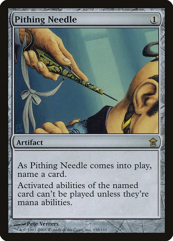 Pithing Needle [Saviors of Kamigawa] 158