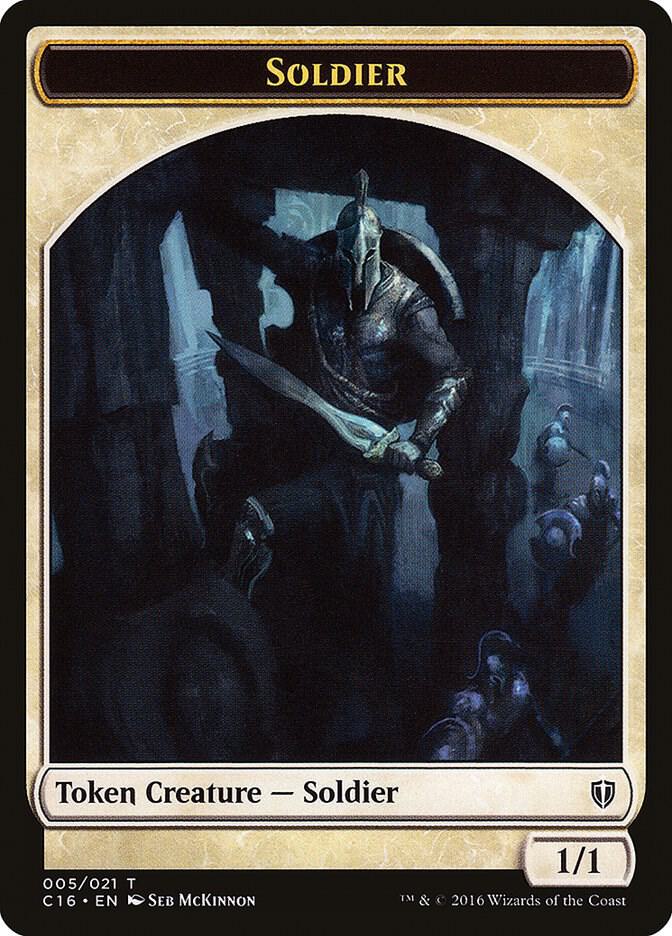 Soldier // Squid Double-Sided Token [Commander 2016] 5 // 8