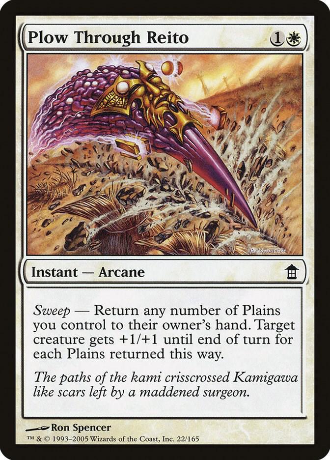 Plow Through Reito [Saviors of Kamigawa] 22