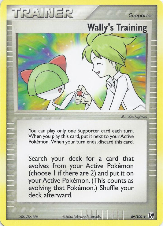 Wally's Training [EX Battle Stadium] 89