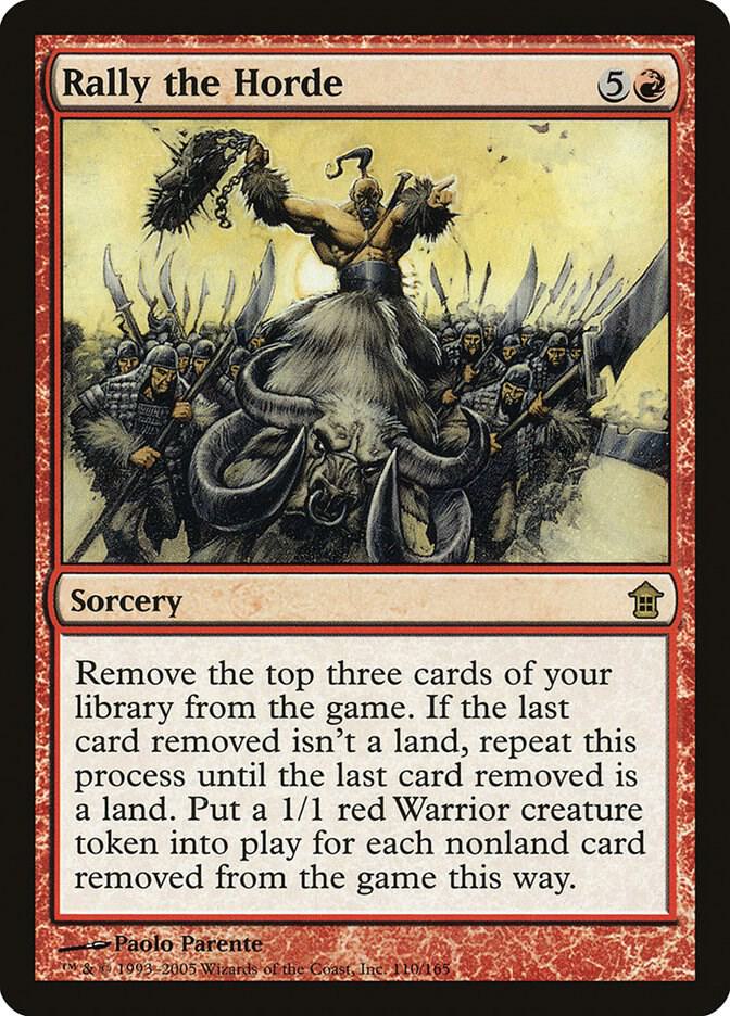 Rally the Horde [Saviors of Kamigawa] 110