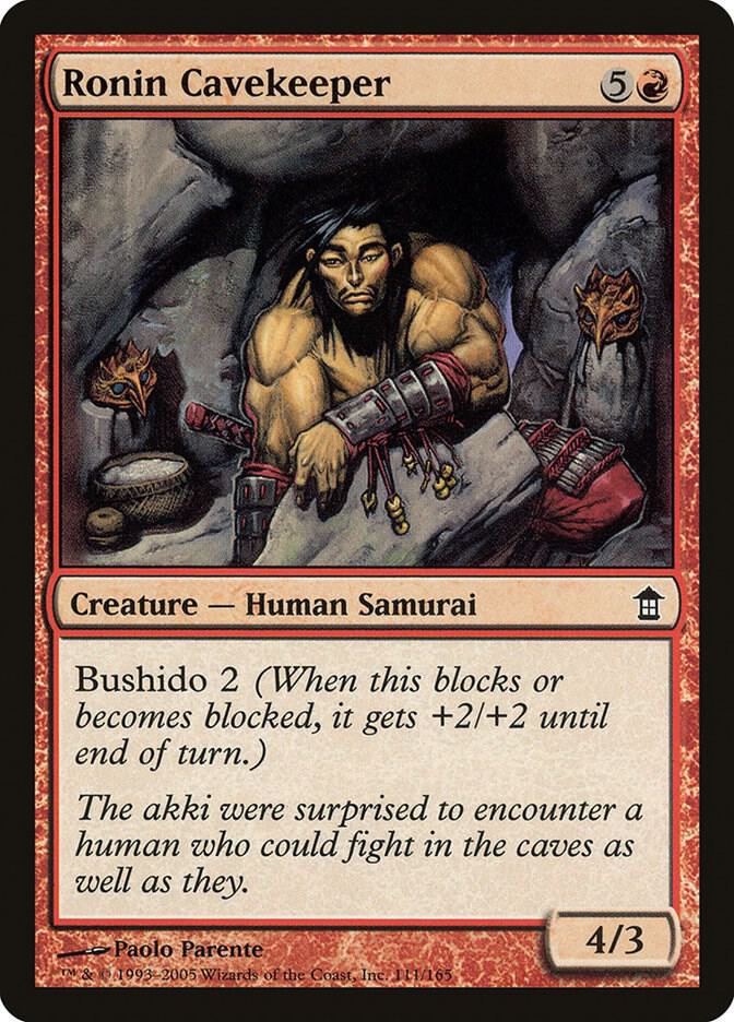 Ronin Cavekeeper [Saviors of Kamigawa] 111