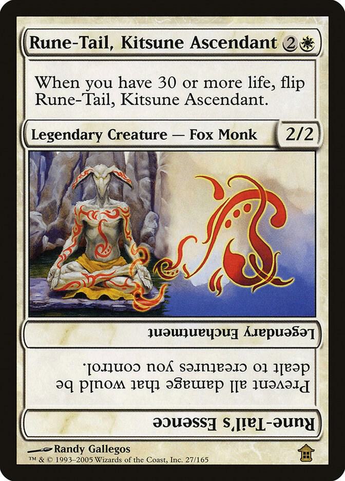 Rune-Tail, Kitsune Ascendant [Saviors of Kamigawa] 27
