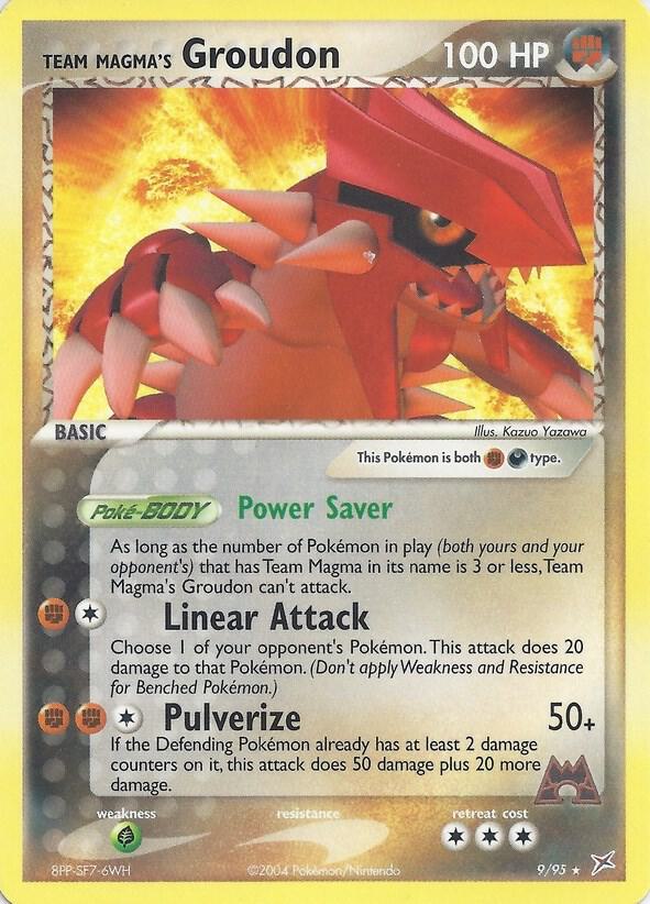 Team Magma's Groudon - 9/95 (EX Team Magma vs Team Aqua) [Deck Exclusives] 009/095