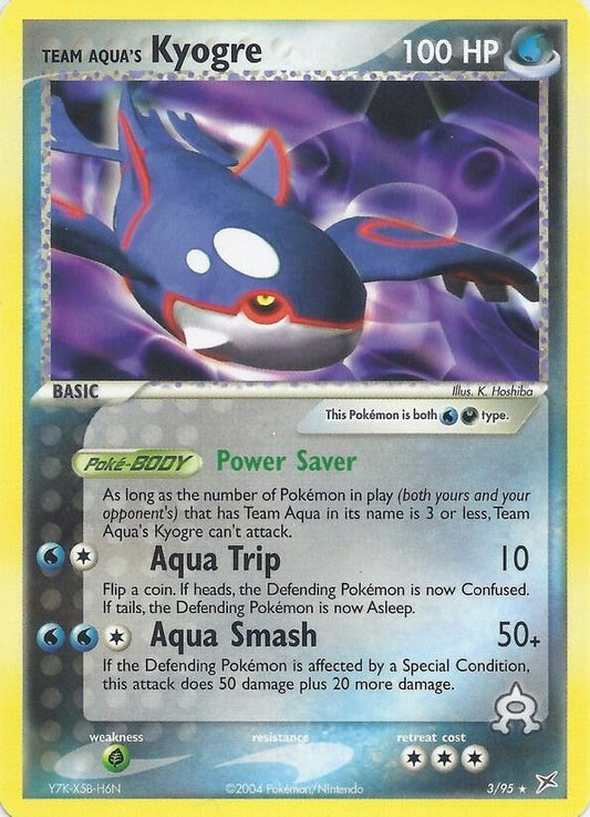 Team Aqua's Kyogre - 3/95 (EX Team Magma vs Team Aqua) [Deck Exclusives] 003/095