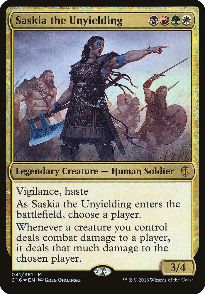Saskia the Unyielding (Commander 2016) [Oversize Cards] 41