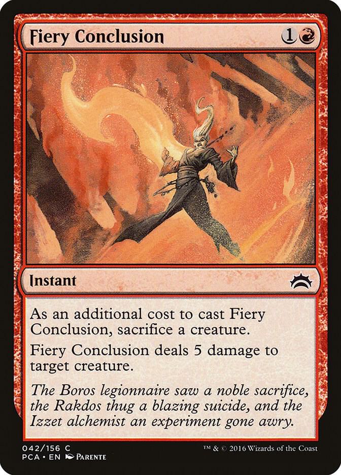 Fiery Conclusion [Planechase Anthology] 42