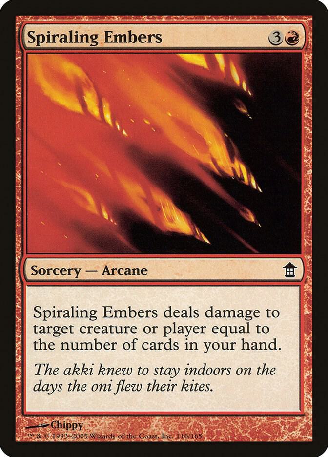 Spiraling Embers [Saviors of Kamigawa] 116
