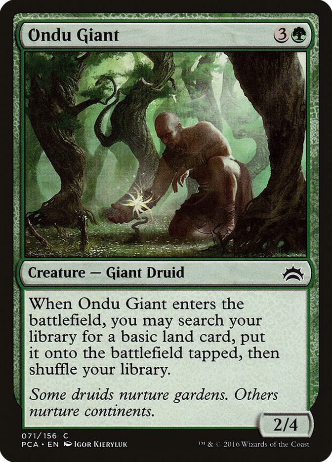 Ondu Giant [Planechase Anthology] 71