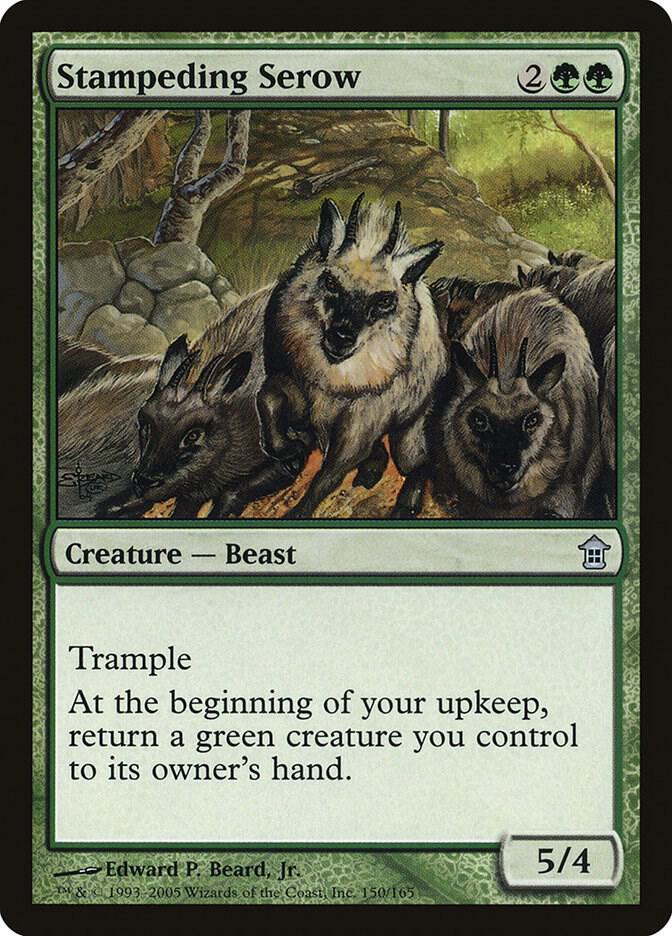 Stampeding Serow [Saviors of Kamigawa] 150