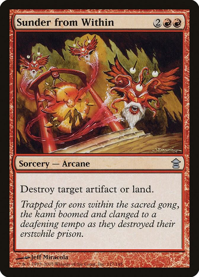 Sunder from Within [Saviors of Kamigawa] 117