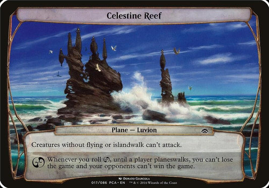 Celestine Reef (Planechase Anthology) [Oversize Cards]