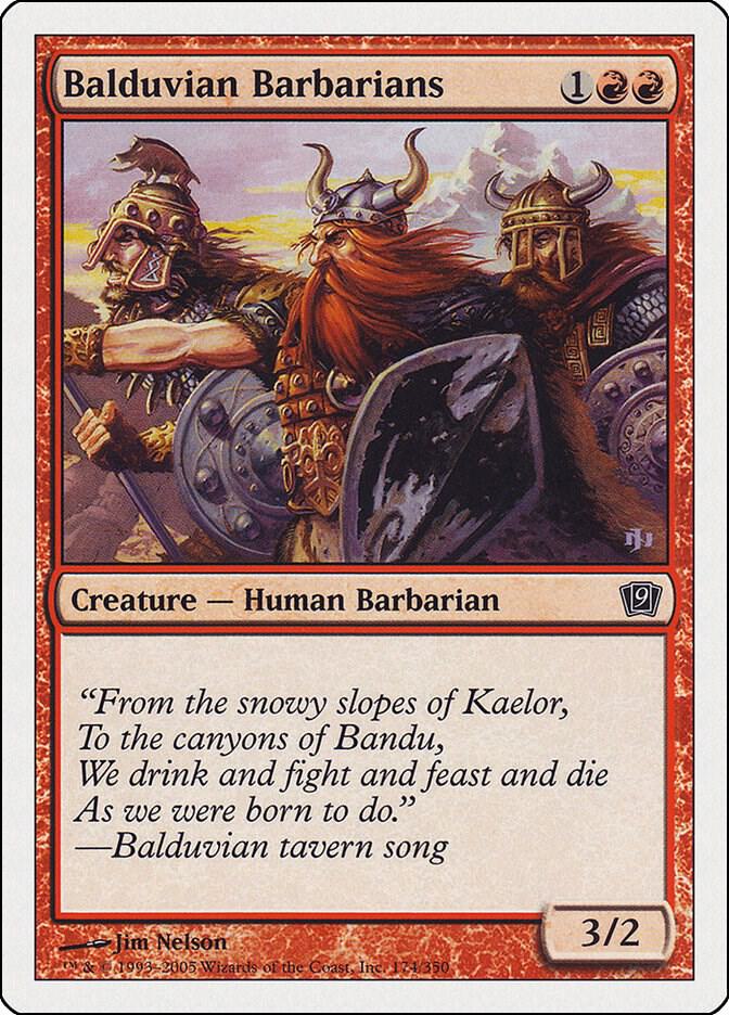 Balduvian Barbarians [9th Edition] 174