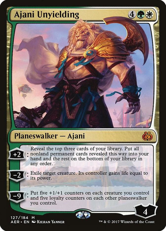 Ajani Unyielding [Aether Revolt] 127