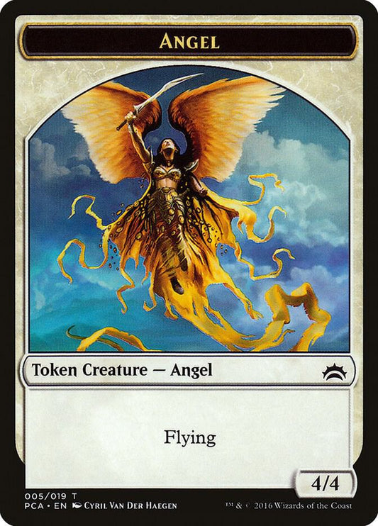 Angel // Saproling Double-Sided Token [Planechase Anthology] 5 // 19
