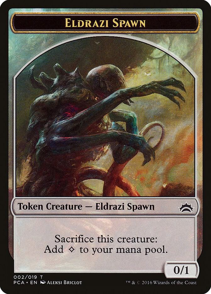 Eldrazi Spawn (002) // Eldrazi Double-Sided Token [Planechase Anthology] 2 // 1