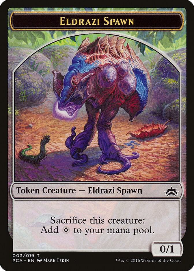 Eldrazi Spawn (003) // Eldrazi Double-Sided Token [Planechase Anthology] 3 // 1