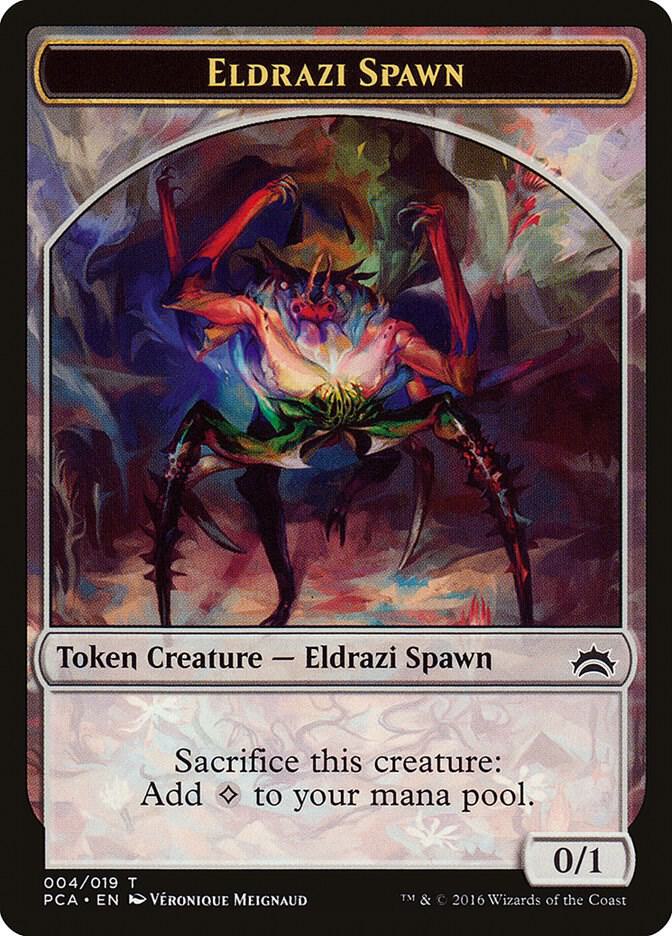 Eldrazi Spawn (004) // Eldrazi Double-Sided Token [Planechase Anthology] 4 // 1