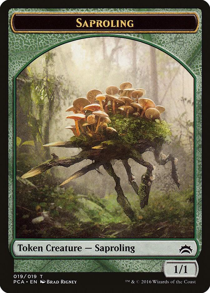 Saproling // Goblin Double-Sided Token [Planechase Anthology] 19 // 11