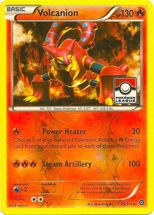 Volcanion - 25/114 (Pokemon League) [League & Championship Cards] 025/114