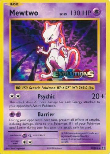 Mewtwo (XY Evolutions Prerelease) [XY Promos] 51/108