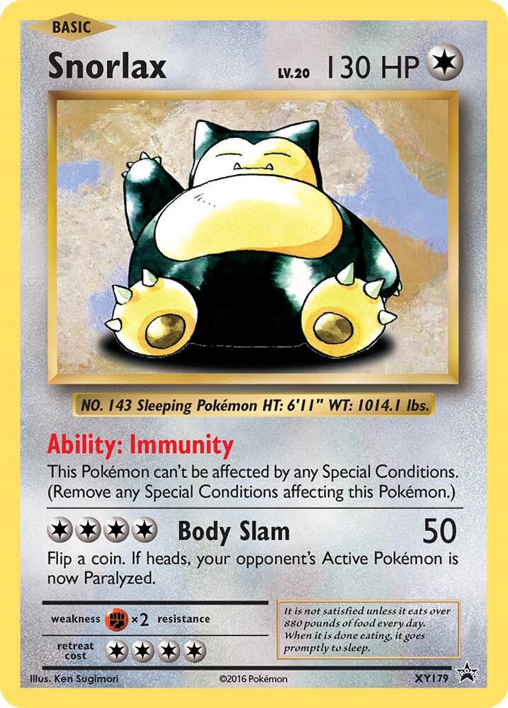 Snorlax - XY179 [XY Promos] XY179