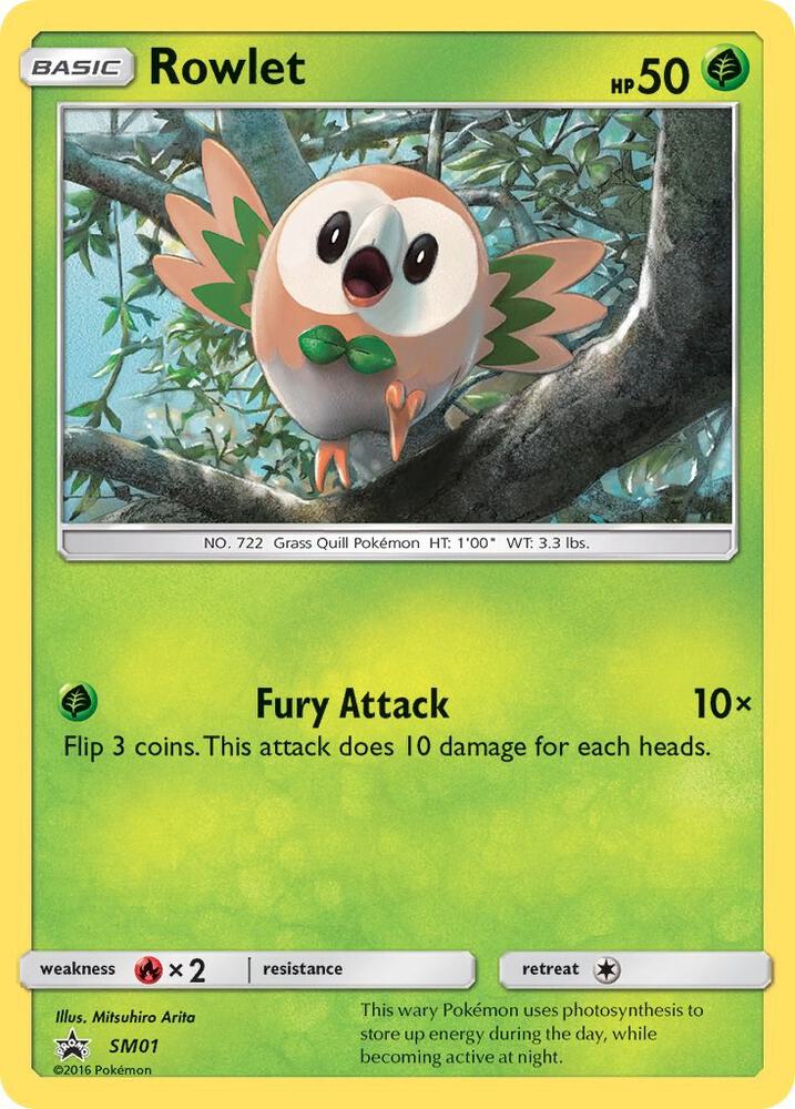 Rowlet - SM01 [SM Promos] SM01