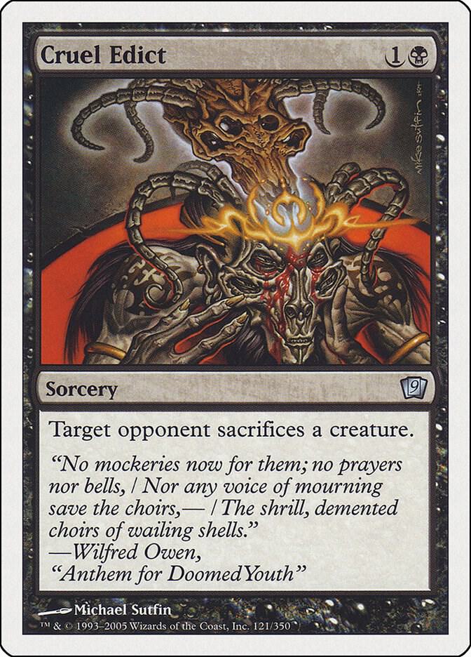Cruel Edict [9th Edition] 121