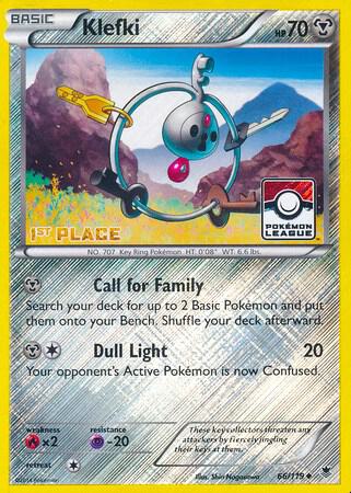 Klefki - 66/119 (Pokemon League) [1st Place] [League & Championship Cards] 066/119