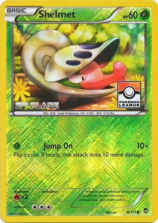 Shelmet - 8/111 (Pokemon League) [2nd Place] [League & Championship Cards] 008/111