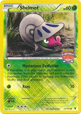 Shelmet 11/101 (Championship Series) [Staff] [League & Championship Cards] 011/101